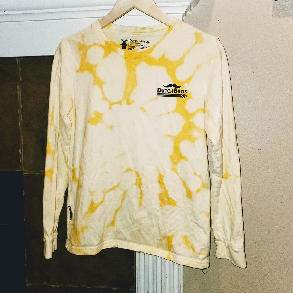 Dutch Brothers Tie Dye Pullover Long Sleeve Shirt